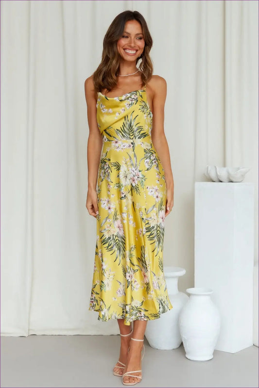 Elevate Your Summer Style With Our Boho Floral Maxi Dress. Perfect For Dreamers And Wanderers, It’s a Charming