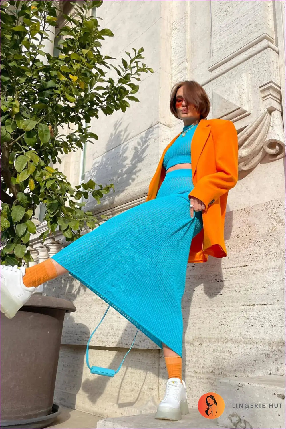 Boho Knit co Ord Set - Effortless Beach Glamour - s / Turquoise - Clothing - Lingerie Hut - Beachwear • Casual • Crop