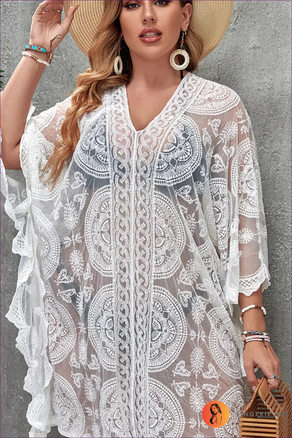 Boho Lace Cover-up - Effortless Summer Elegance For s