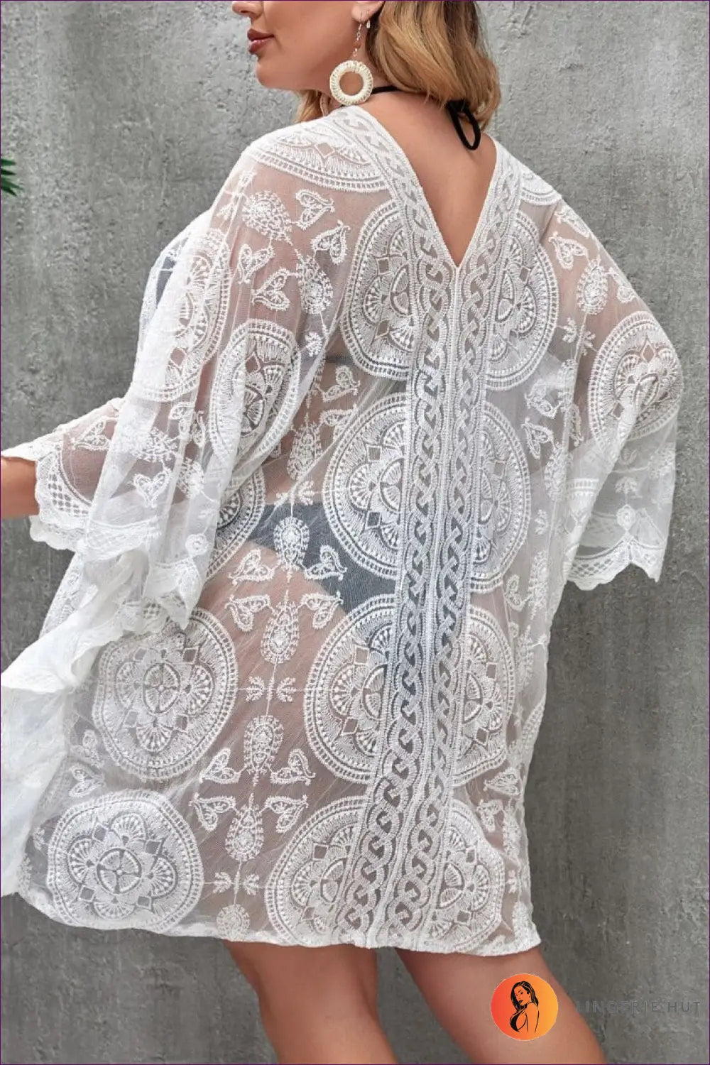 Boho Lace Cover-up - Effortless Summer Elegance For s