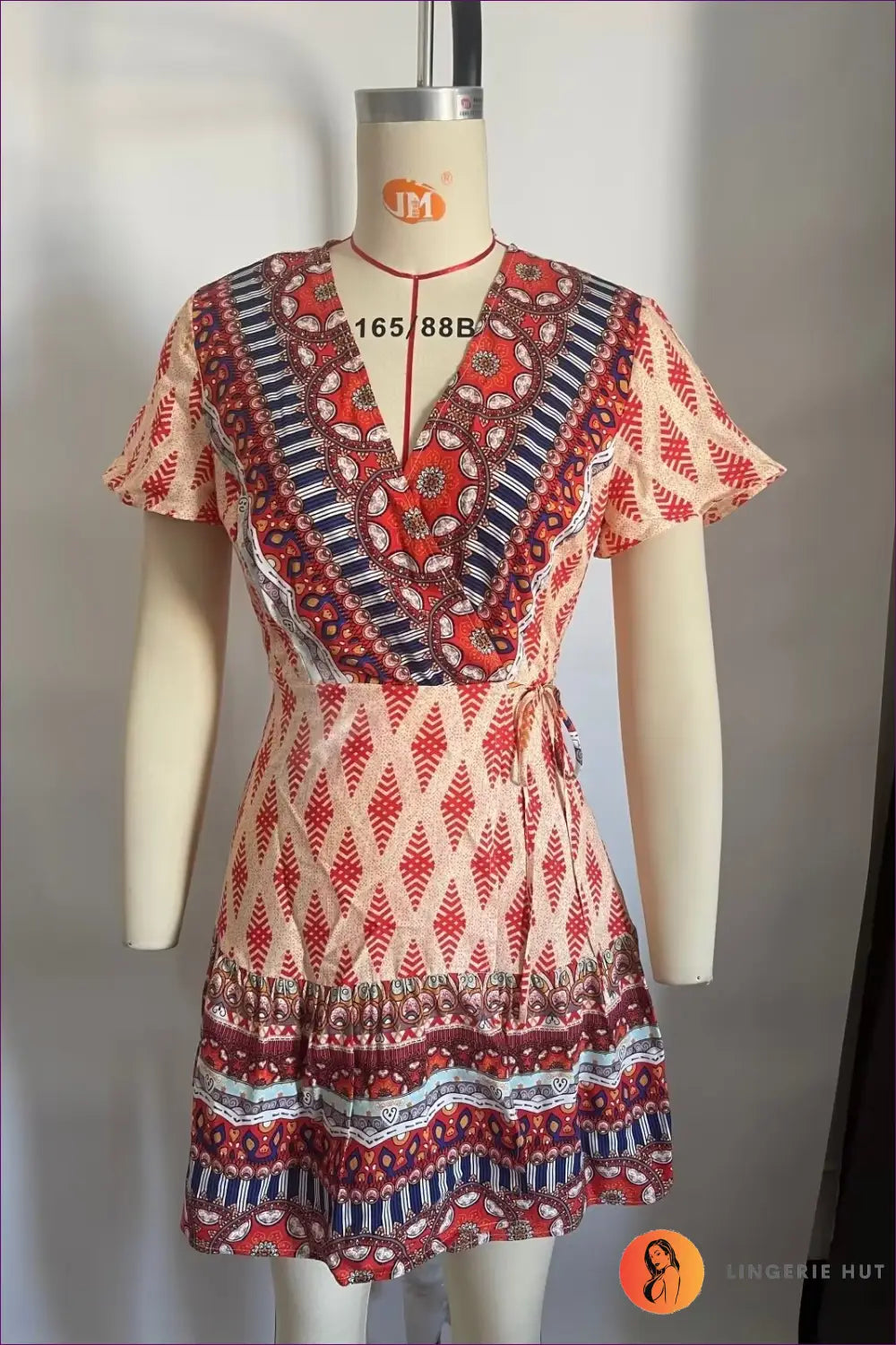 Boho A-line Mini Dress with Ruffles - Vacation Mood Unlocked - Dresses - Lingerie Hut - Casual