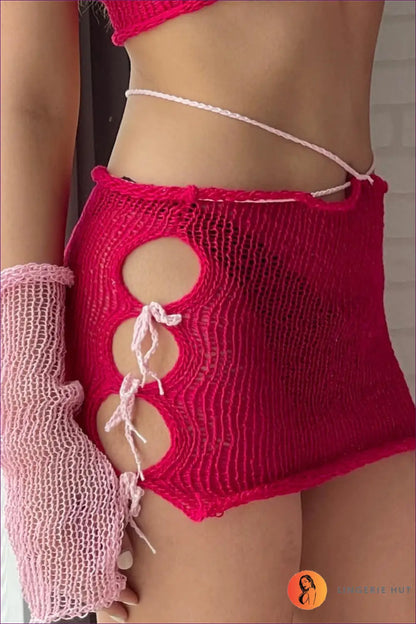 Boho Co-ord Set with Pearl Cutouts - Holiday Evening Essential - co Ord - Clothing - Lingerie Hut - Backless • Casual