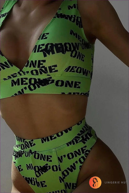 Boho Split Bikini Set - Effortless Summer Escape - Swimwear - Lingerie Hut - Beachwear • Casual • Modest