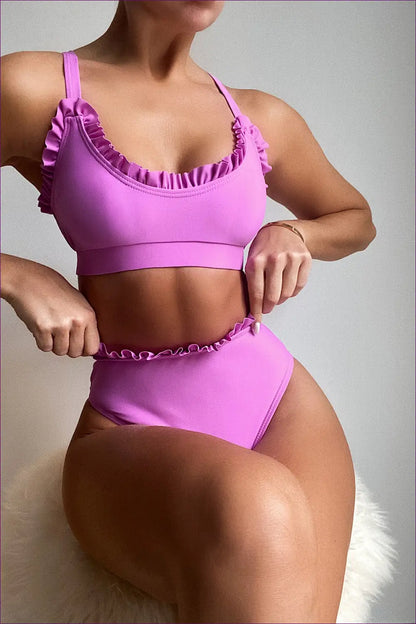 Boho Split Bikini Set - Laid-back Holiday Vibes - Swimwear - Lingerie Hut - Beachwear • Casual • Cutout