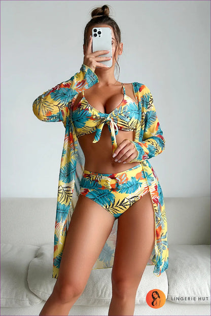 Boho Tropical Bikini Set – Summer Swimwear For x