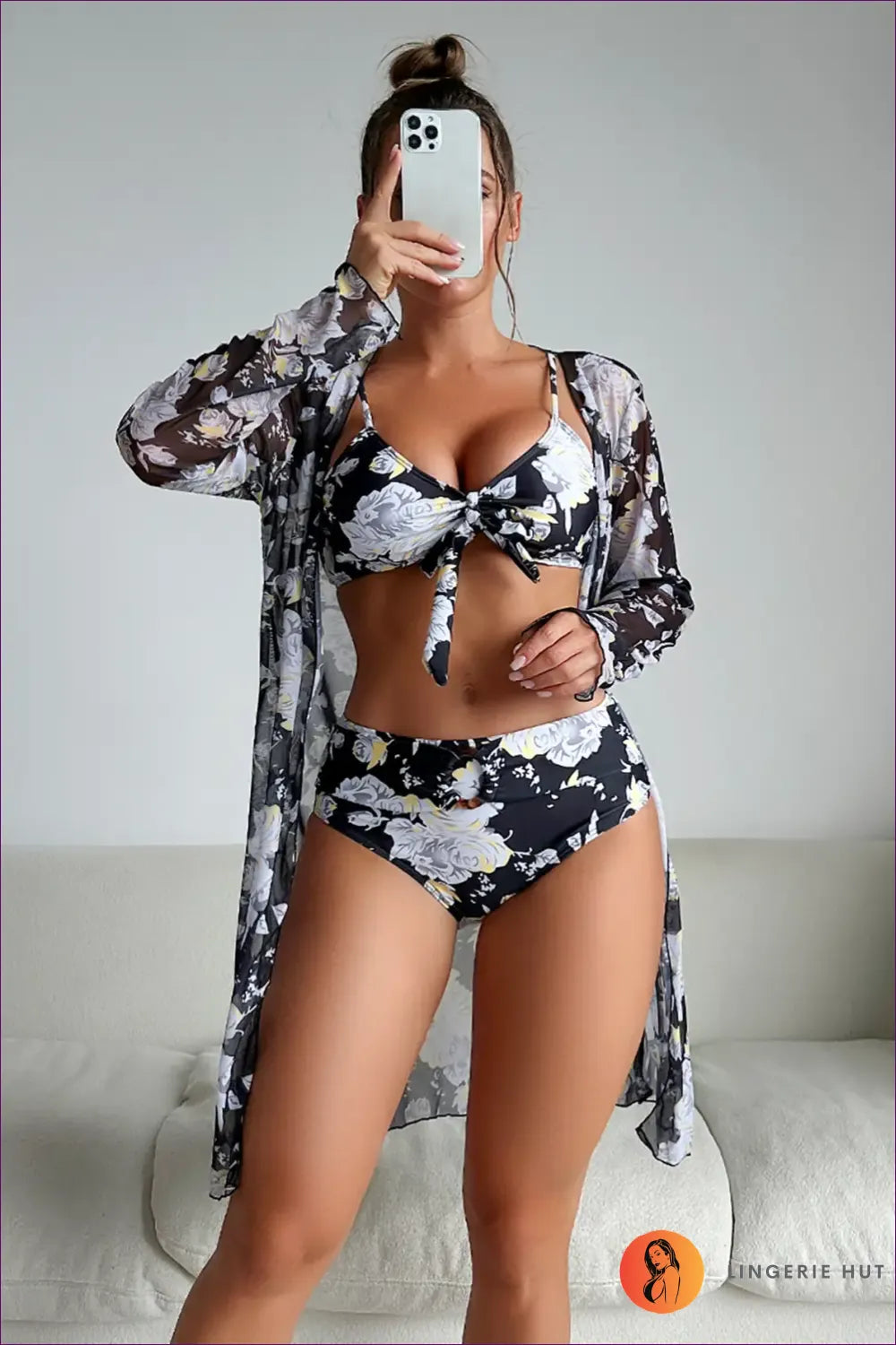 Boho Tropical Bikini Set – Summer Swimwear For Bikini, Cover Up, Spring, x