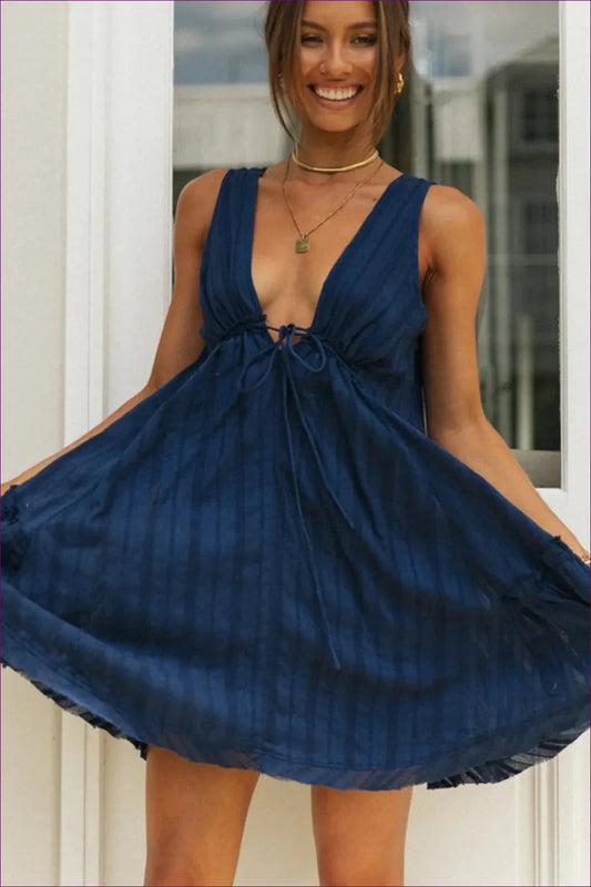 Elevate Your Style With Our Boho V-neck Irregular Asymmetric Dress. Perfect For Sunny Days And Beach Getaways.