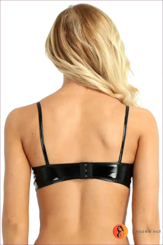 Wet Look Bra