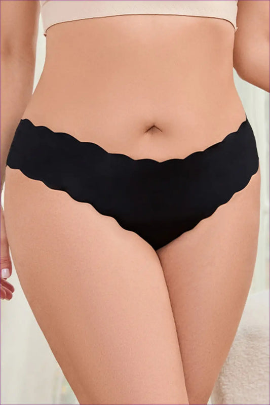 Wave Edge Trim Brief - Effortless Everyday Elegance - Top - Lingerie Hut - All Season • Boudoir • Casual • Cutout