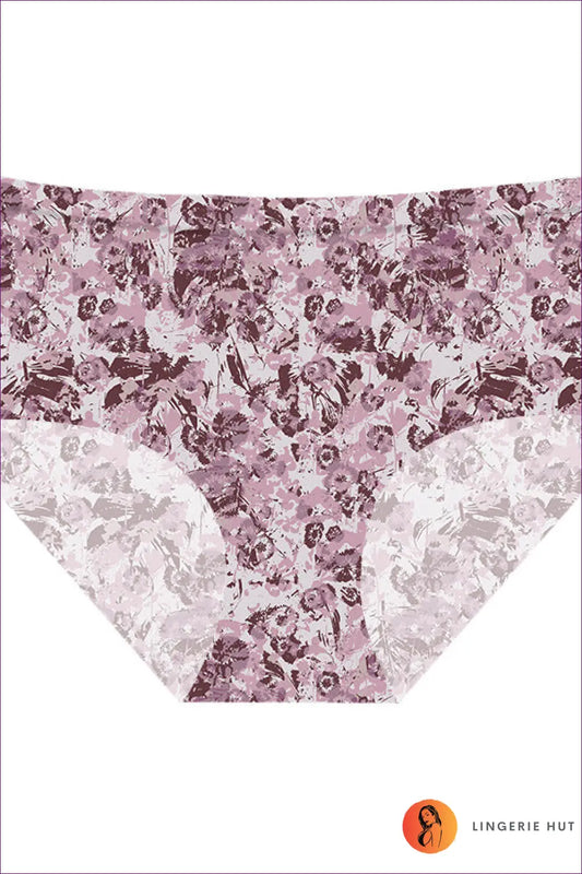 Briefs with Floral Print - Everyday Confidence - Xs / Cameo Brown Hand-held Fireworks - Top - Lingerie Hut - Activewear