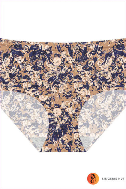 Briefs with Floral Print - Everyday Confidence - Xs / Dark Blue Hand-held Fireworks - Top - Lingerie Hut - Activewear