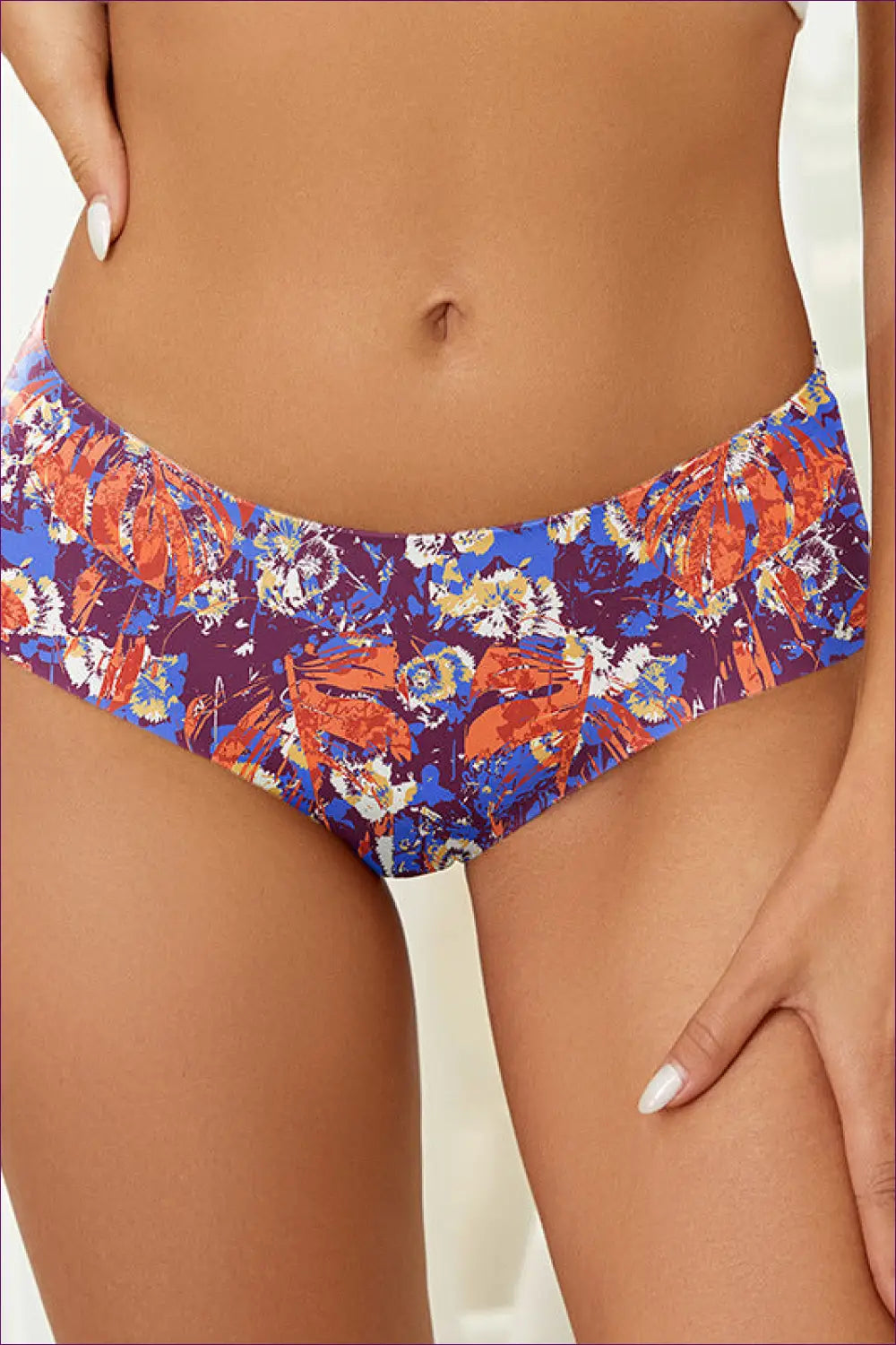 Briefs with Floral Print - Everyday Confidence - Top - Lingerie Hut - Activewear • All Season • Casual • Cotton