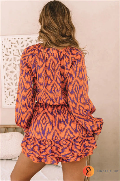 Bright Ikat Print Dress - Fun & Festive