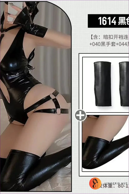 Bunny Costume Bodysuit with Cut Outs - Festive Party Energy - 03 / one Size - Lingerie Hut - Cutout • Evening Wear