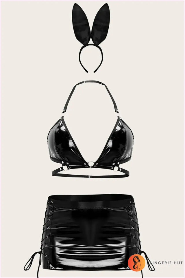 Bunny Costume with Ring Strap Halter - Bold Glamour
