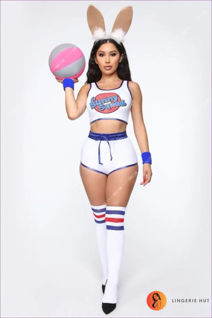Bunny Costume for Women - Fantasy Roleplay Ready - Lingerie Hut - Glamour • Halloween • Mesh