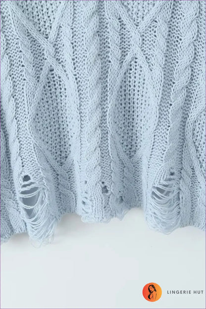 Cable Knit Mini Dress - Winter Warmth with Style - Dresses - Lingerie Hut - Autumn • Casual • Cotton • Everyday