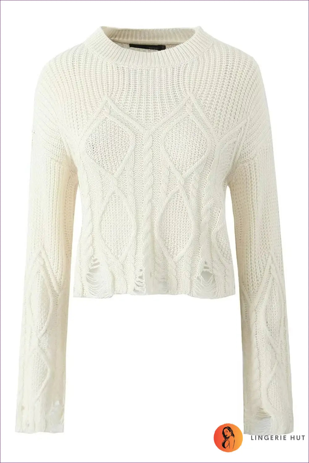 Cable Knit Mini Dress - Winter Warmth with Style - Dresses - Lingerie Hut - Autumn • Casual • Cotton • Everyday