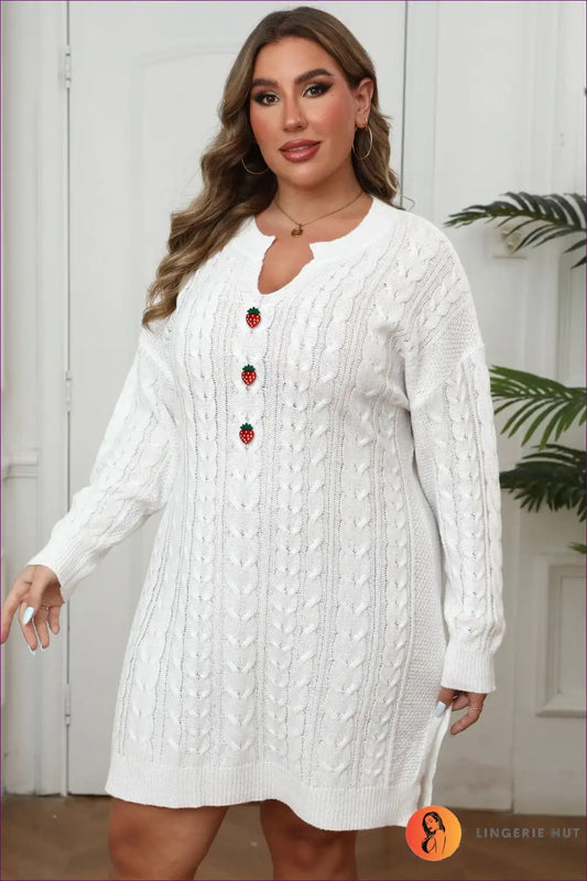 White 3 Strawberry Buckle