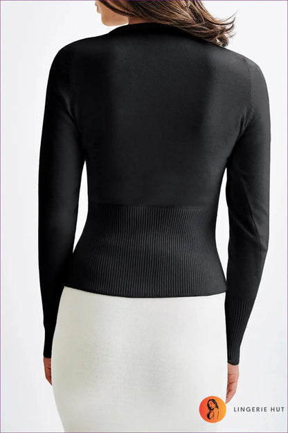 Cardigan with Button Front - Versatile Layering Essential for All Season, Autumn, Casual, Everyday, Jersey