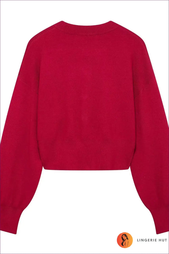 Cardigan with Heart Buttons