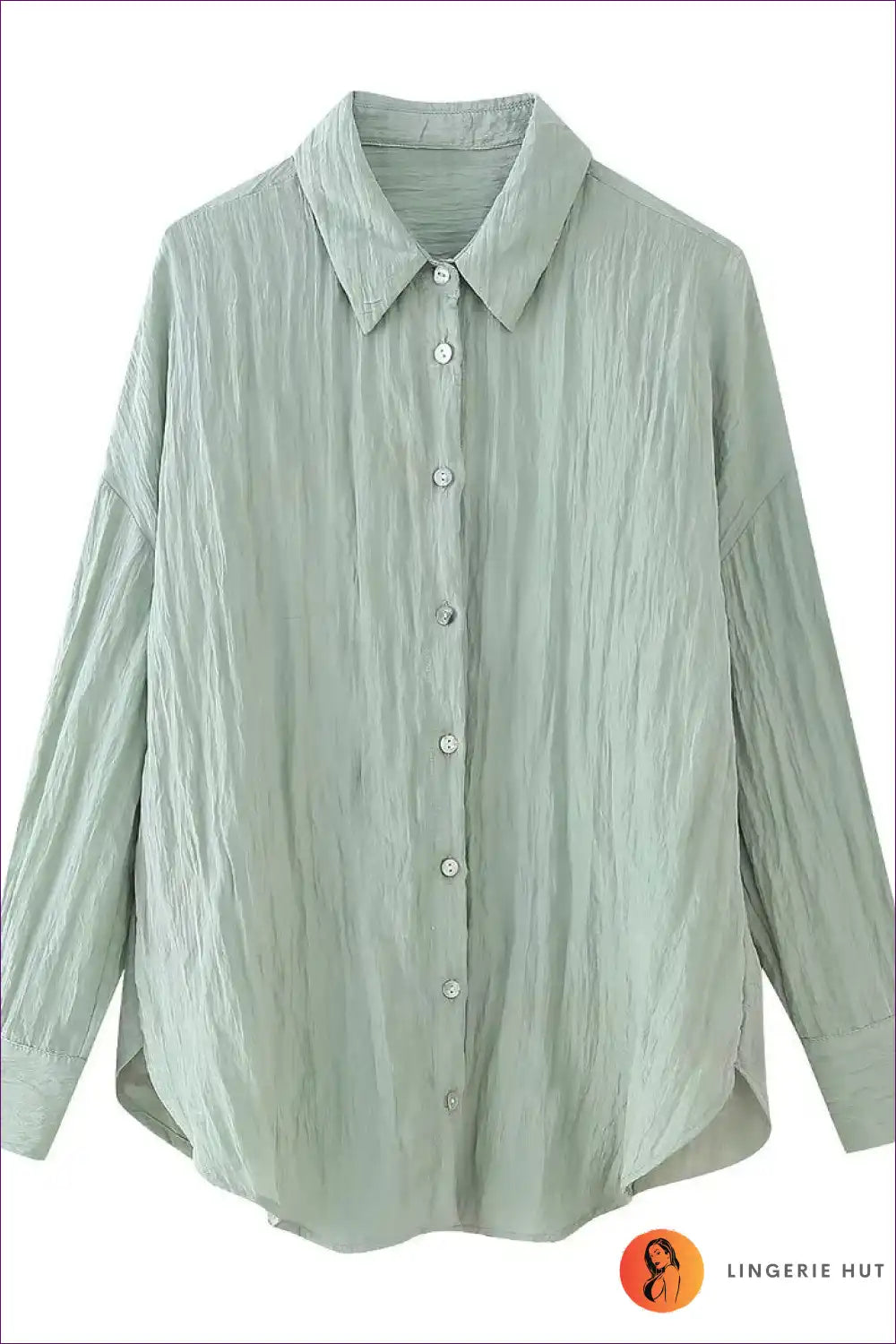 Casual Collared Button-down Set - Effortless Elegance