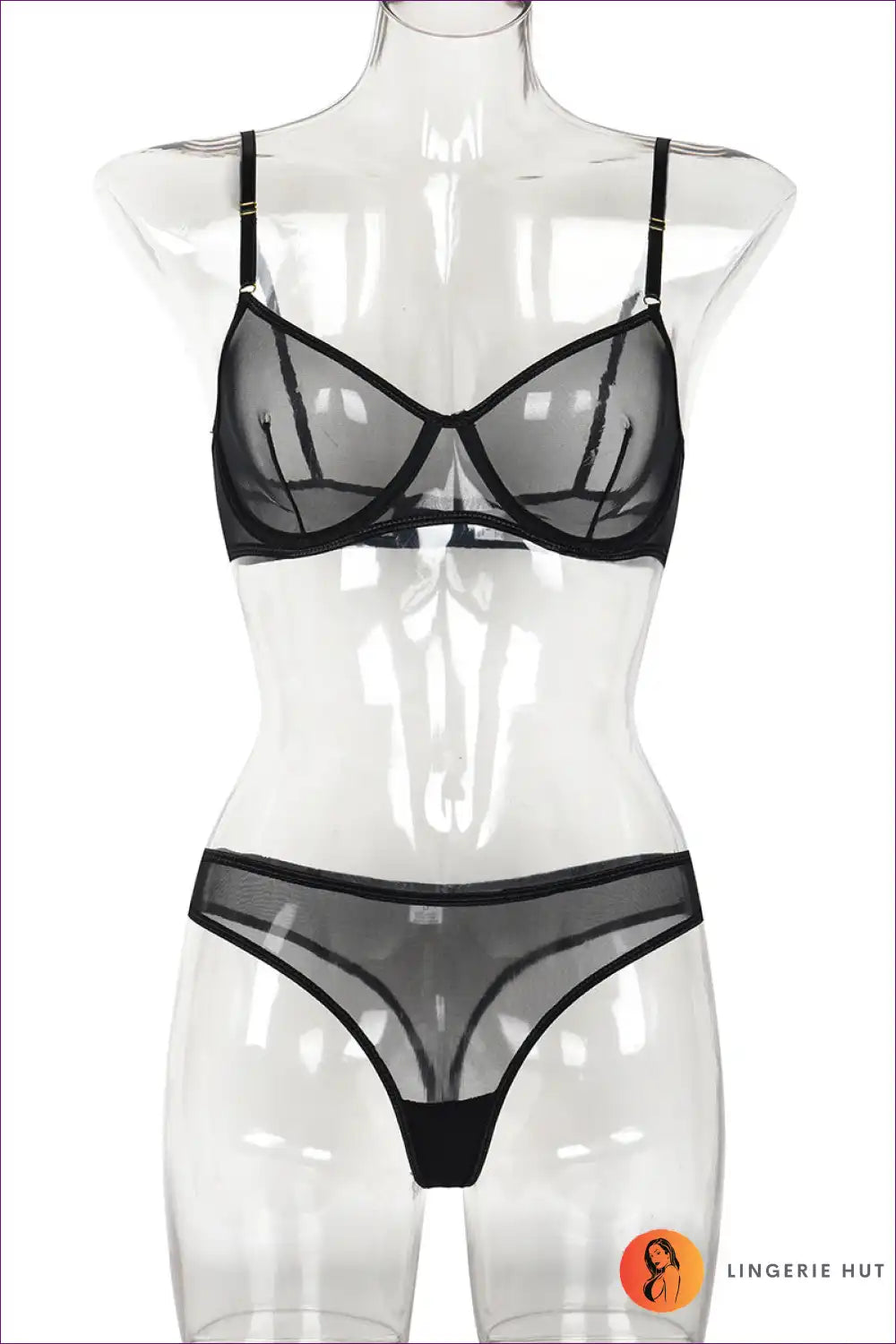 Indulge In The Allure Of Simplicity With Lingerie Hut’s Chic Allure Two-piece Sling Set - a Perfect Blend