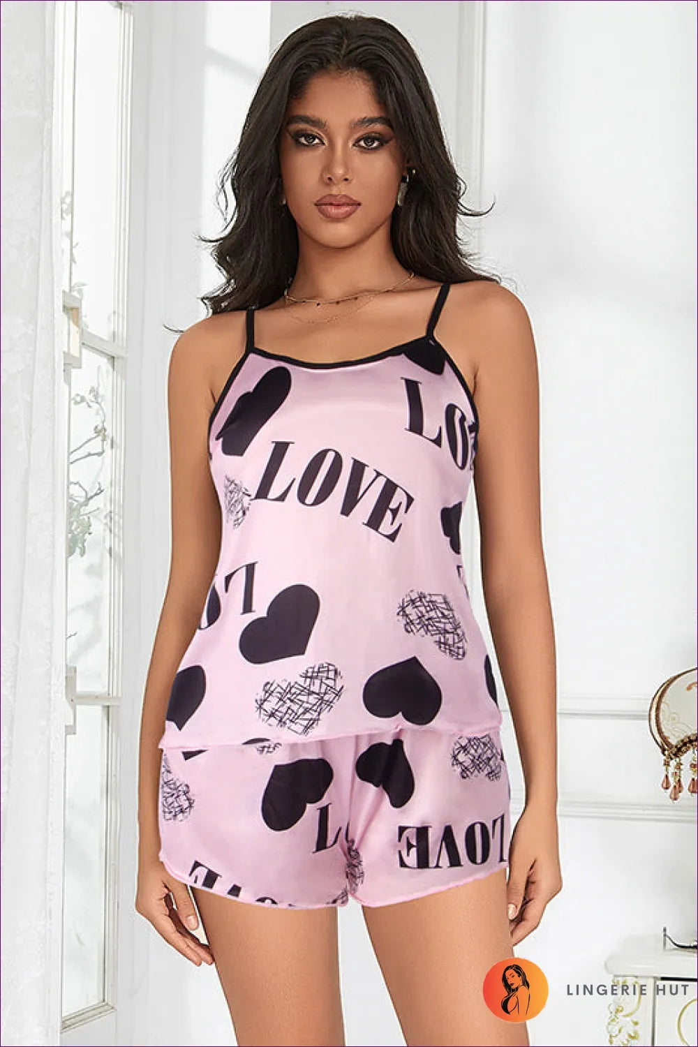 Chic Love Satin Sleepwear - Trendy Nightwear