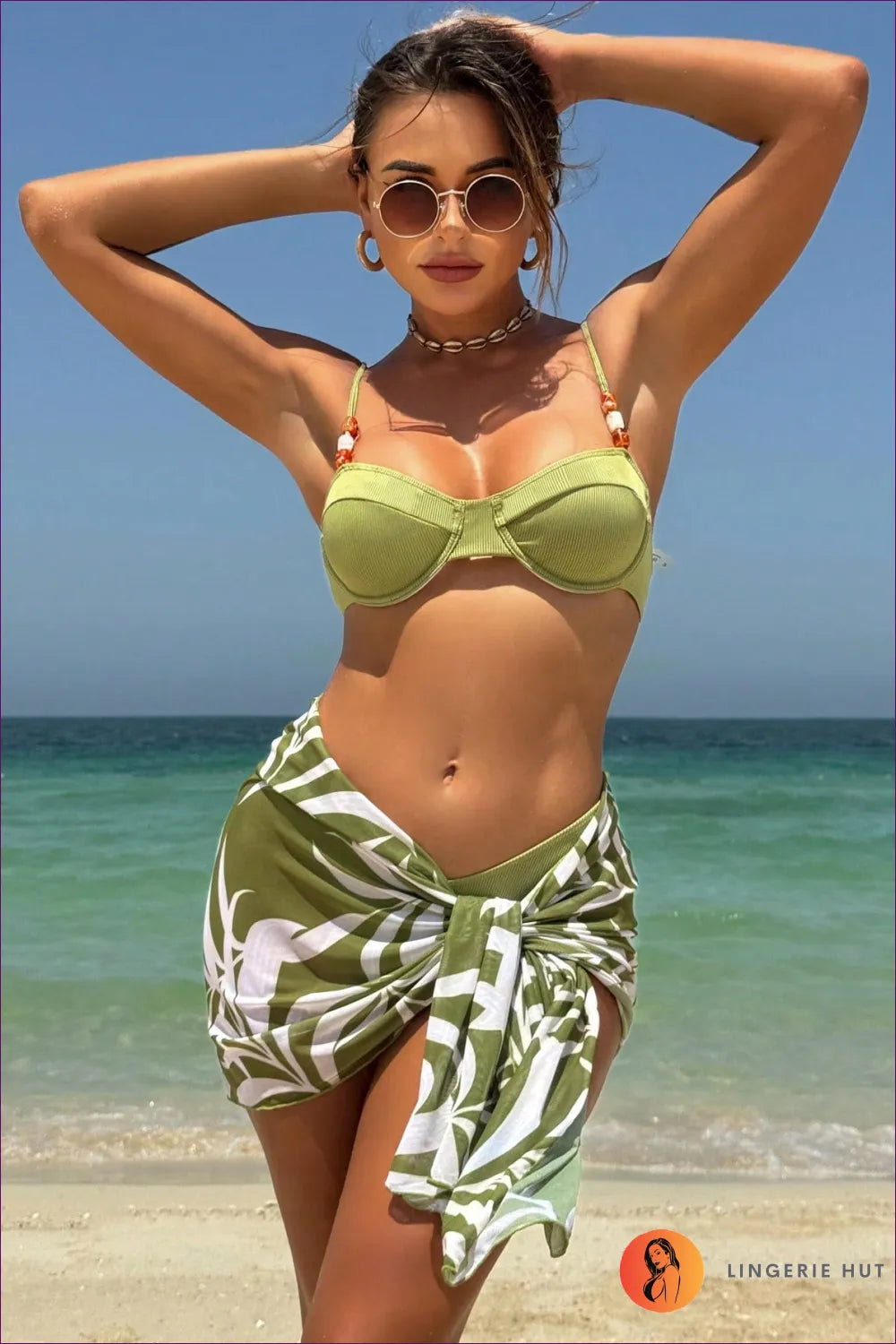 Chic Ribbed Bikini Set – Sun-kissed Perfection