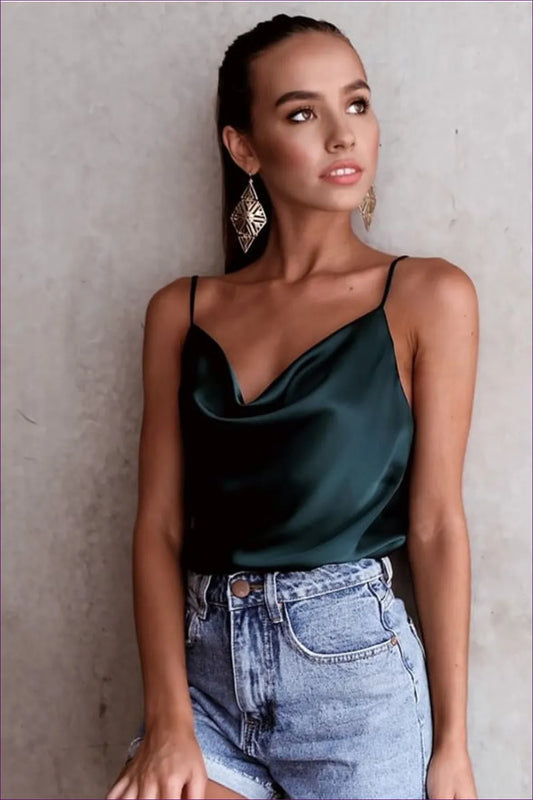 Chic Satin Cami Top - Urban Glam