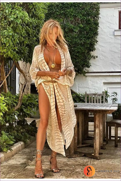 Chiffon Beach Cover Up - Effortless Holiday Layers - Lingerie Hut - Beachwear • Boho • Casual