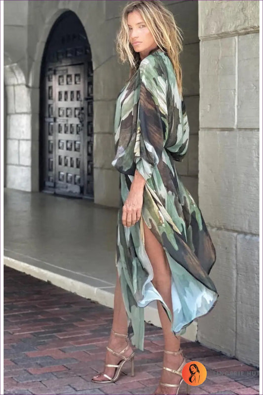 Chiffon Beach Cover Up - Effortless Holiday Layers - Lingerie Hut - Beachwear • Boho • Casual