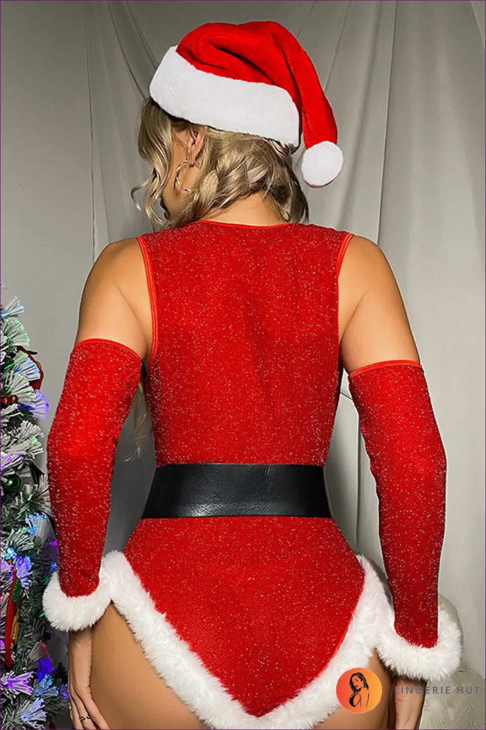 Christmas Jumpsuit with Fitted Silhouette - Festive Confidence - just in • Party • Polyester • Theme Parties - Lingerie