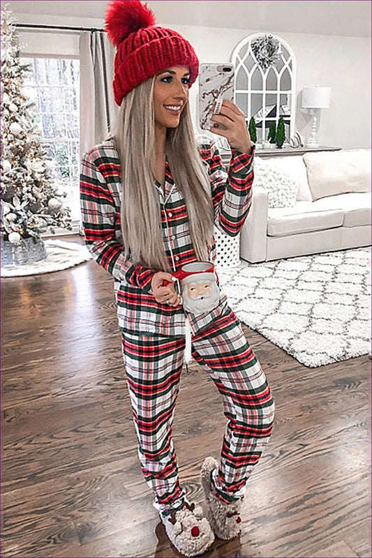 Celebrate The Festive Season With Lingerie Hut’s Christmas Striped Long Sleeve Pyjamas - Perfect Blend