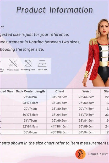 Circus Guard Bodysuit with Velvet Tassel - Statement Party Costume for Bodysuit, Costume, Glamour, Halloween,