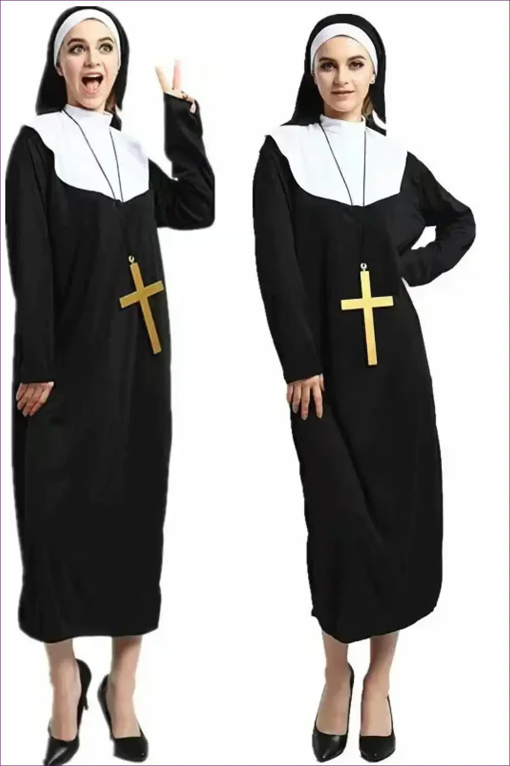 Classic Nun Costume - Traditional & Fun Look for Costume, Modest, Nun, Theme Parties