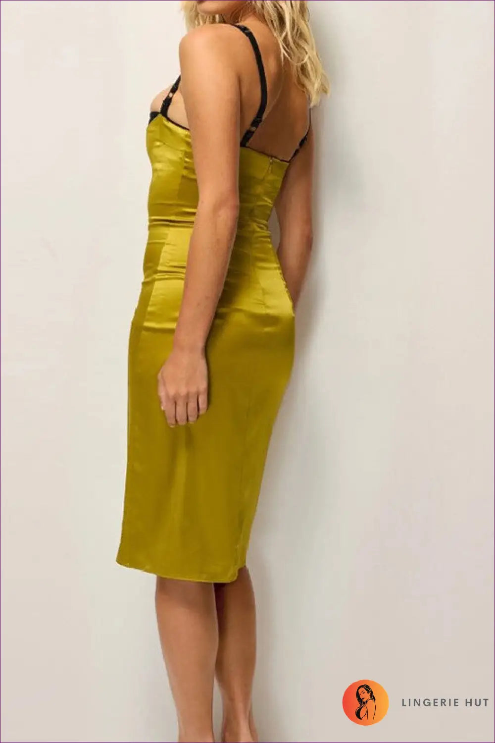 Colour Block Strappy Bodycon Midi Dress - Clubwear • just in • Jiajia