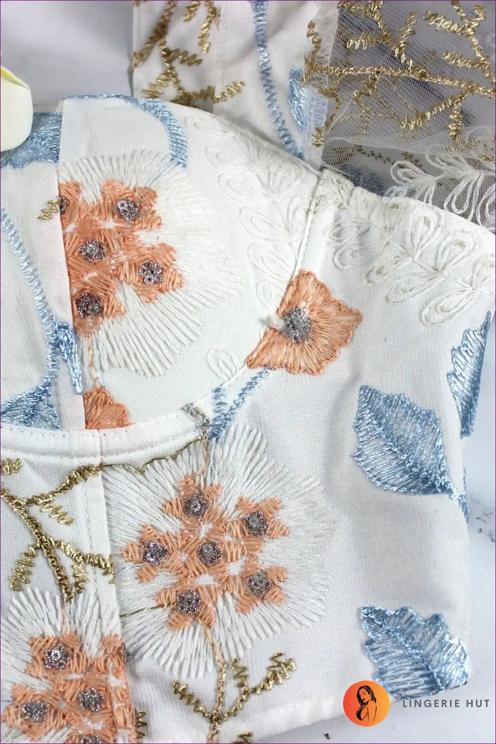 Corset Puff Sleeve Crop Top - Quiet Confidence - Shirts & Tops - Lingerie Hut - Adjustable Straps • All Season