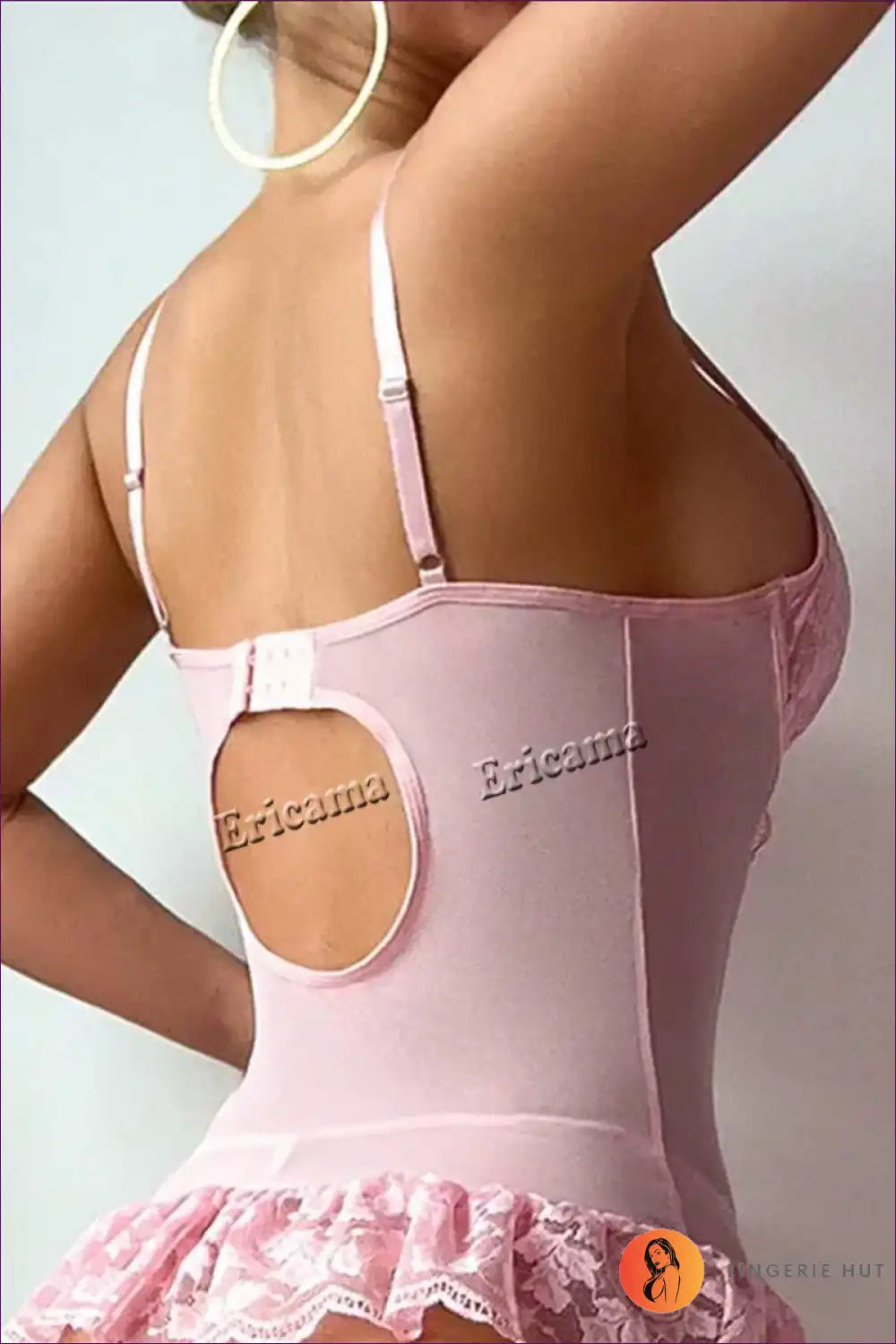 Corset Set with Lace Frill & Ribbon Lacing - Self-care Sunday for All Season, Boudoir, Corset, Date Night,