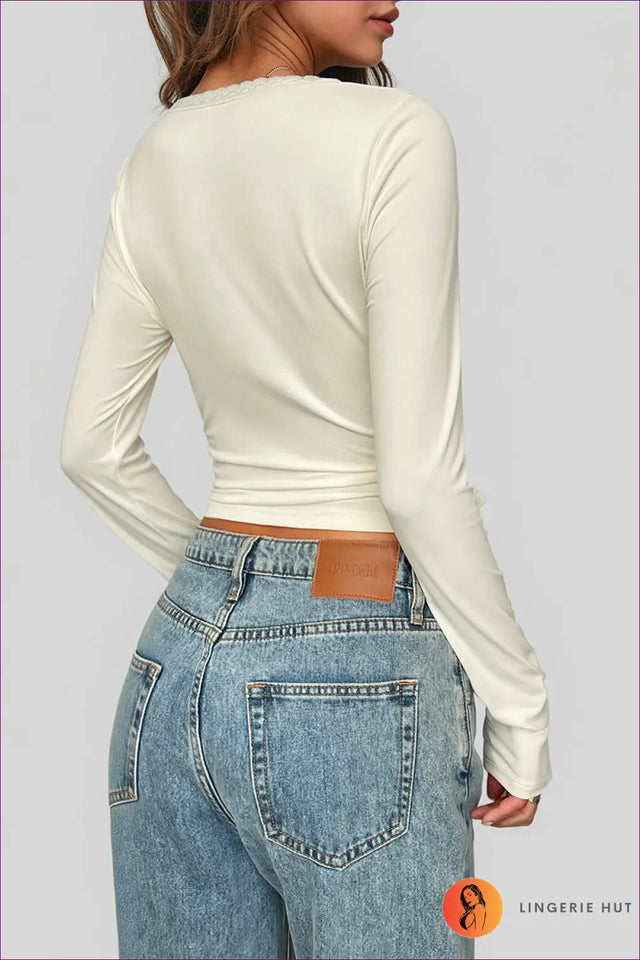 Lace Trim Corset Top - Effortless Romance for Evening Wear