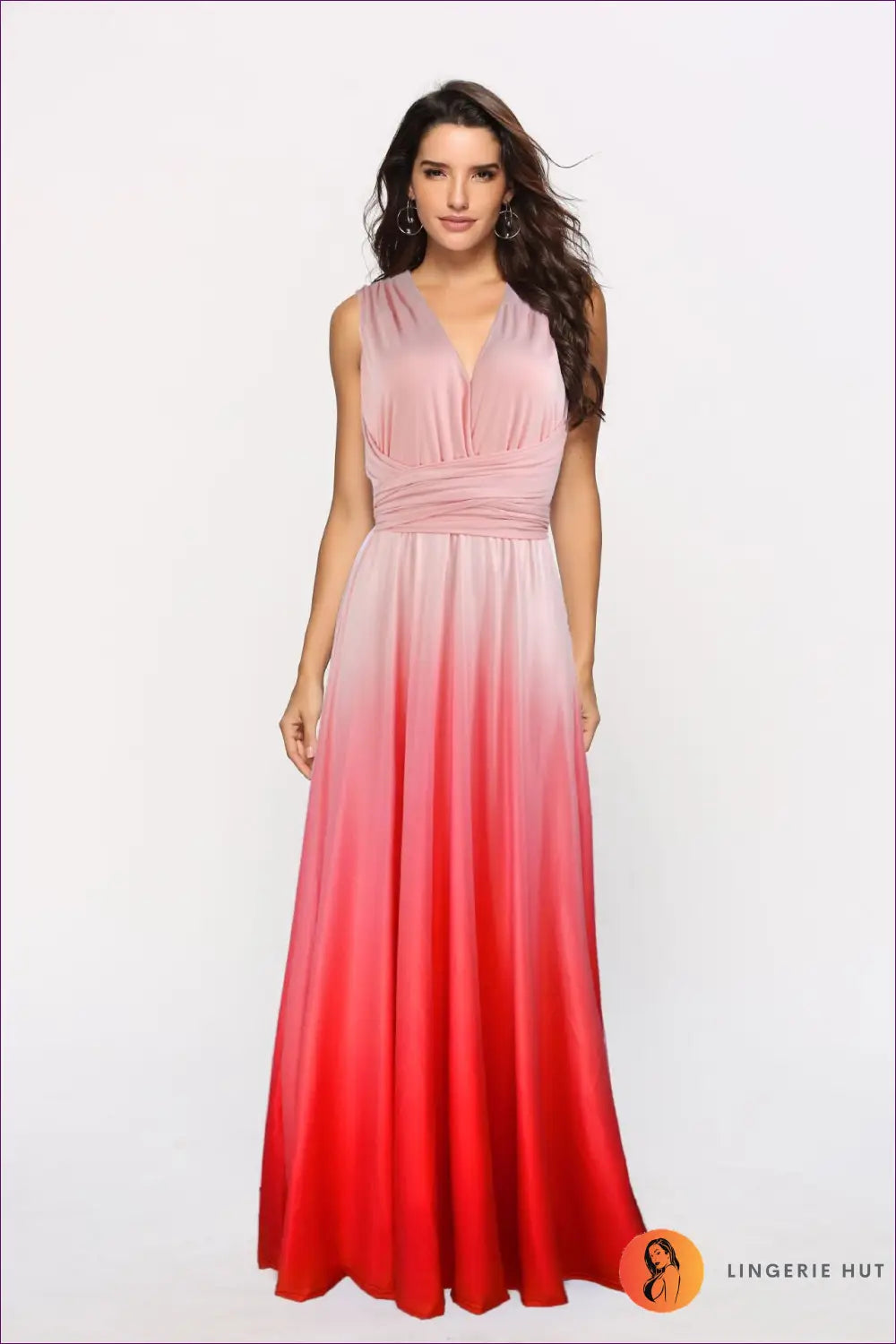 Crisscross Backless Maxi Dress - Celebration Glamour - s / Pink - Dresses - Lingerie Hut - Backless • Cutout • Evening