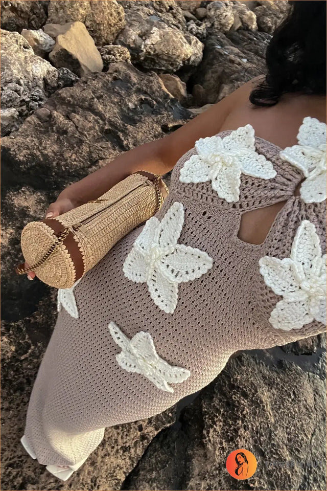Crochet Maxi Dress - Garden Party Ready