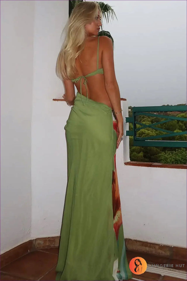 Floral Co Ord Set with Maxi Skirt - Holiday Evening Essential