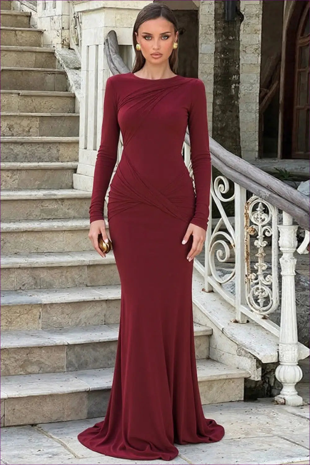 Cut-out Backless Maxi Dress - Worth a Second Look - Dresses - Lingerie Hut - Autumn • Backless • Bodycon • Cutout