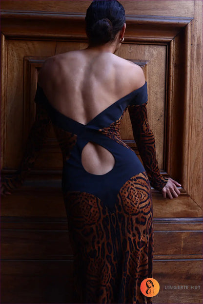 Cutout Dress with Detail - Late Afternoon Glow - Backless • Casual • Cotton • Dresses - Lingerie Hut