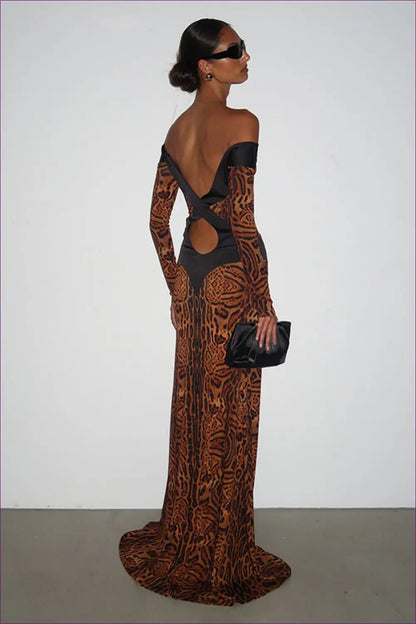 Cutout Dress with Detail - Late Afternoon Glow - Backless • Casual • Cotton • Dresses - Lingerie Hut
