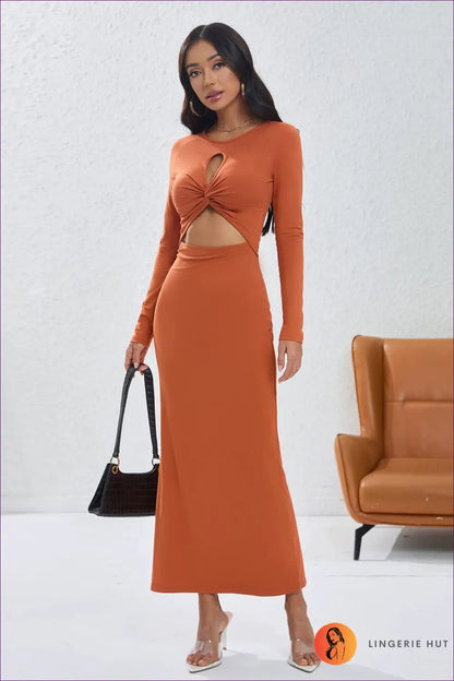 Cutout Dress with Detail - Quiet Confidence - Casual • Cotton • Dresses • Everyday - Lingerie Hut