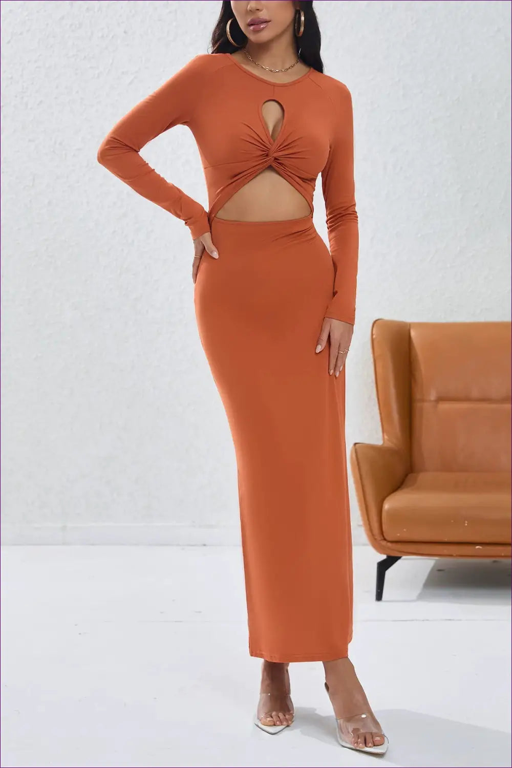 Cutout Dress with Detail - Quiet Confidence - Casual • Cotton • Dresses • Everyday - Lingerie Hut