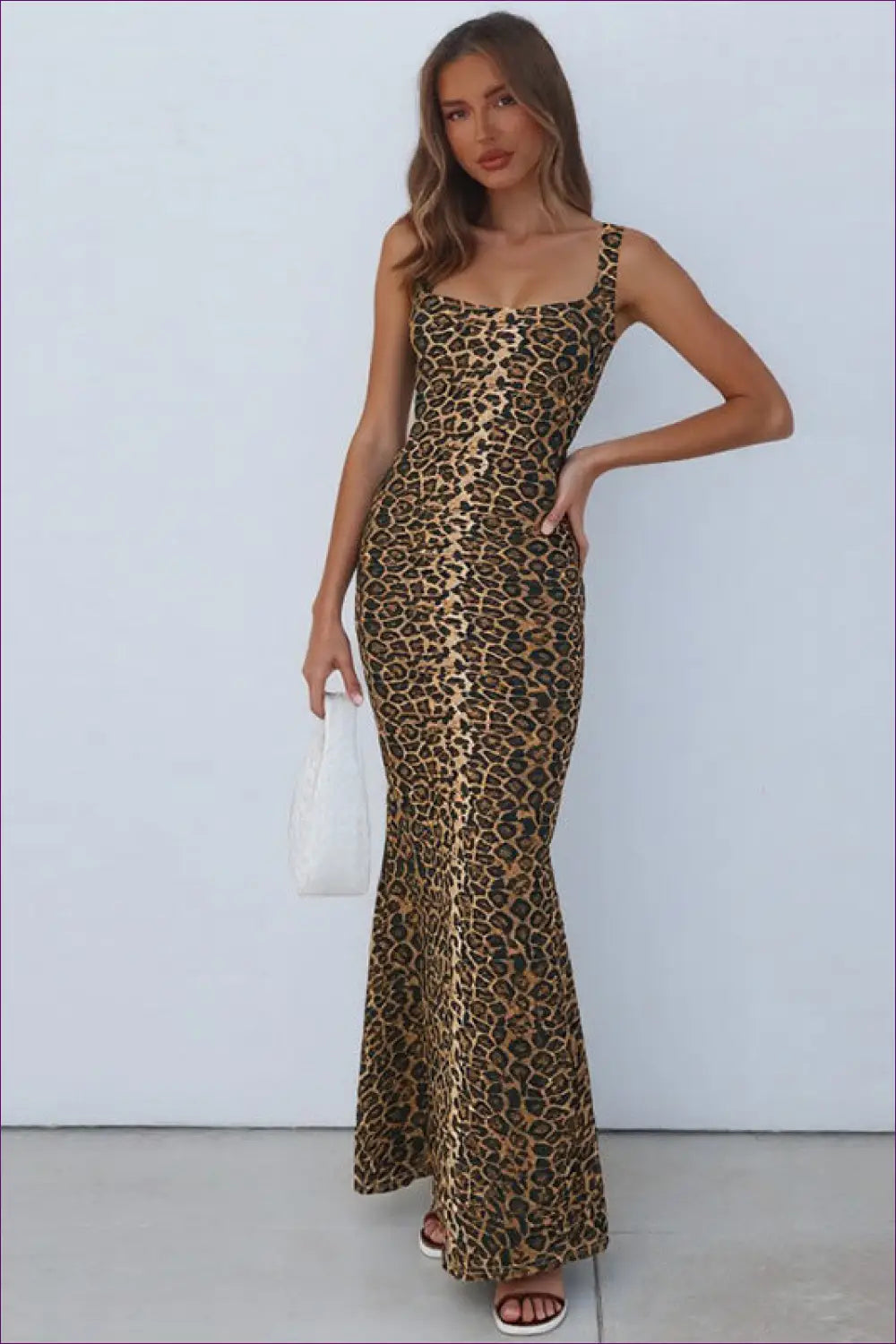 Cutout Leopard Print Mini Dress - After Dark Confidence - Dresses - Lingerie Hut - Animal • Bodycon • Date Night