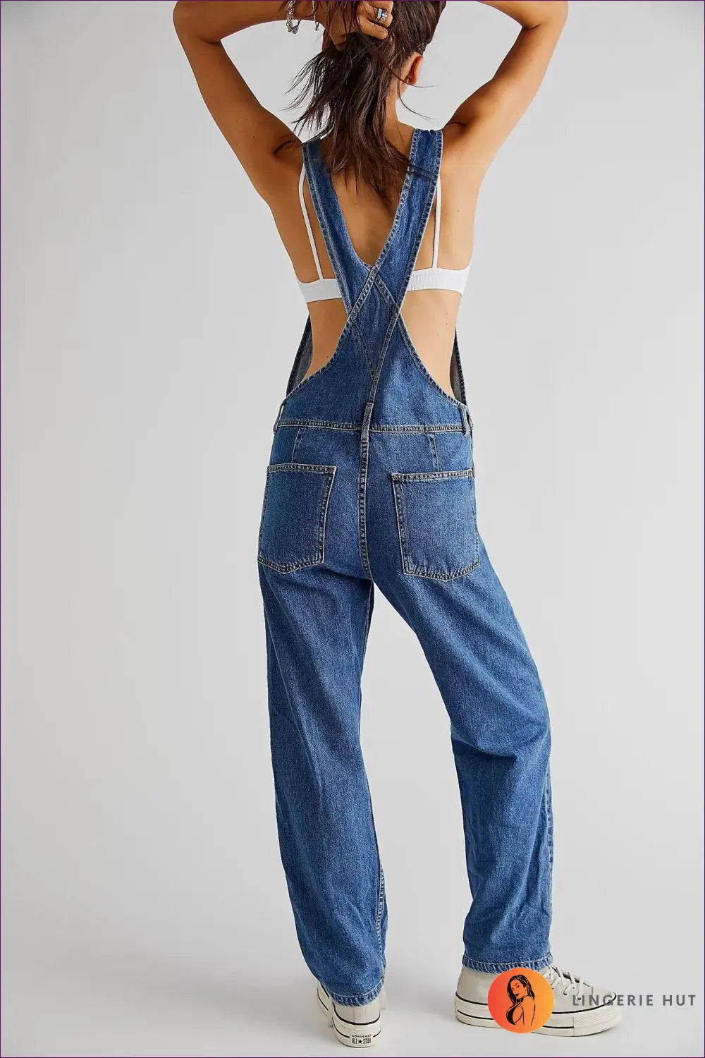 Denim Jumpsuit - Effortless Everyday Cool - Clothing - Lingerie Hut - All Season • Autumn • Casual • Cotton